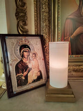 Load image into Gallery viewer, Icon of Theotokos (Znamenie – Kursk Root Icon), candle placement
