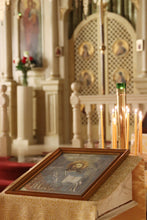Load image into Gallery viewer, Icon of Christ the Giver of Light, candle placement
