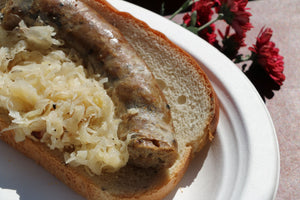 Kolbasa (колбаса) with Sauerkraut Platter