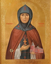 Load image into Gallery viewer, Icon of Holy Venerable Paraskeva of Toplovsk, candle placement
