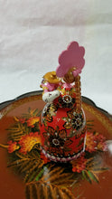 Load and play video in Gallery viewer, Musical Hand Painted Wooden Russian Souvenir &quot;Lady with a samovar&quot;
